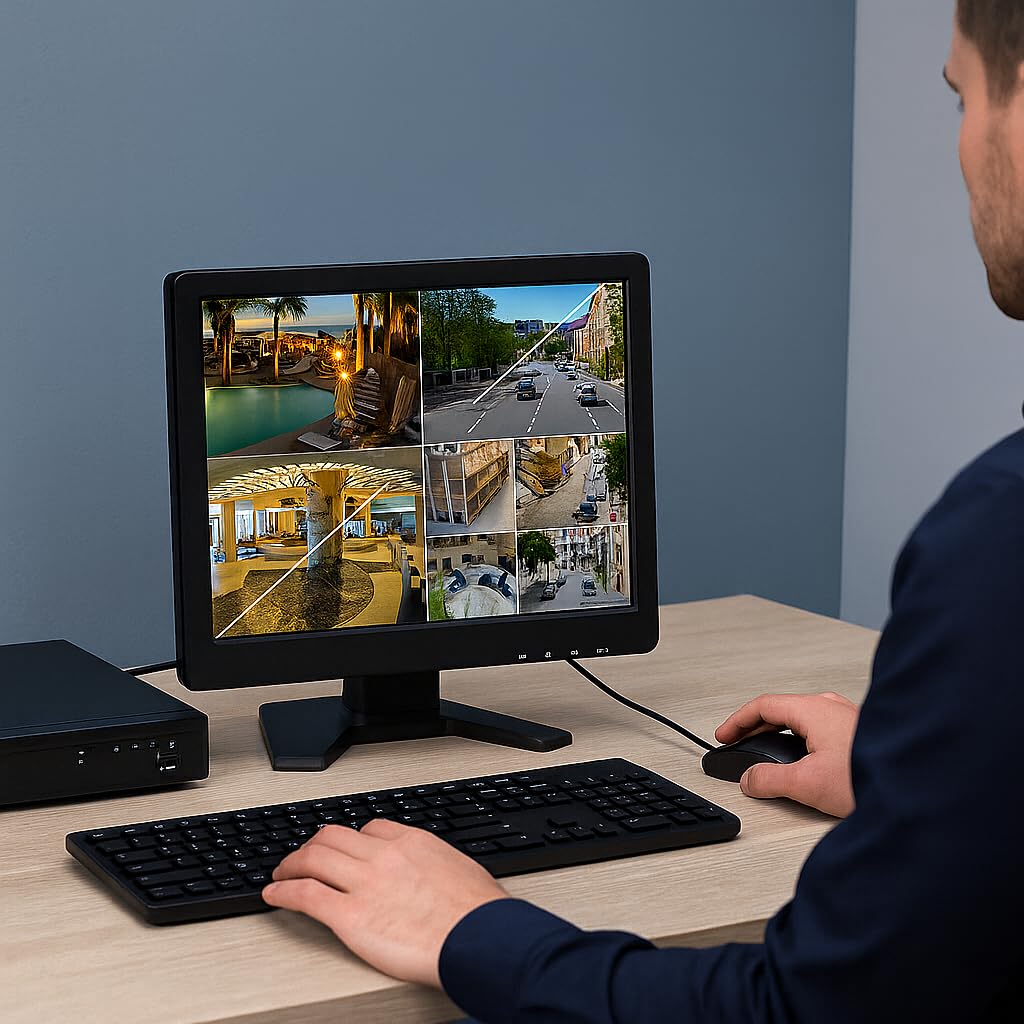 Amazon.com: Cocar 19 inch CCTV Security Monitor with BNC VGA HDMI